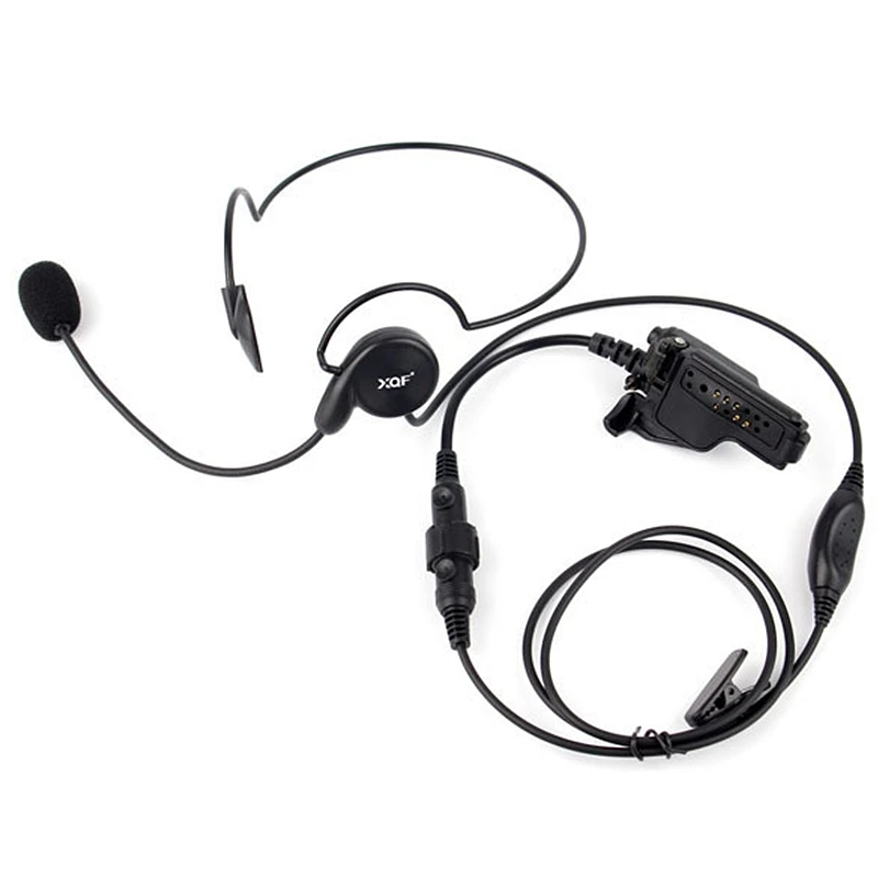 

Advanced Unilateral Headphone Mic Neckband Earpiece Cycling Field Tactical Headset For Motorola Radio HT1000 XTS1500 XTS2500