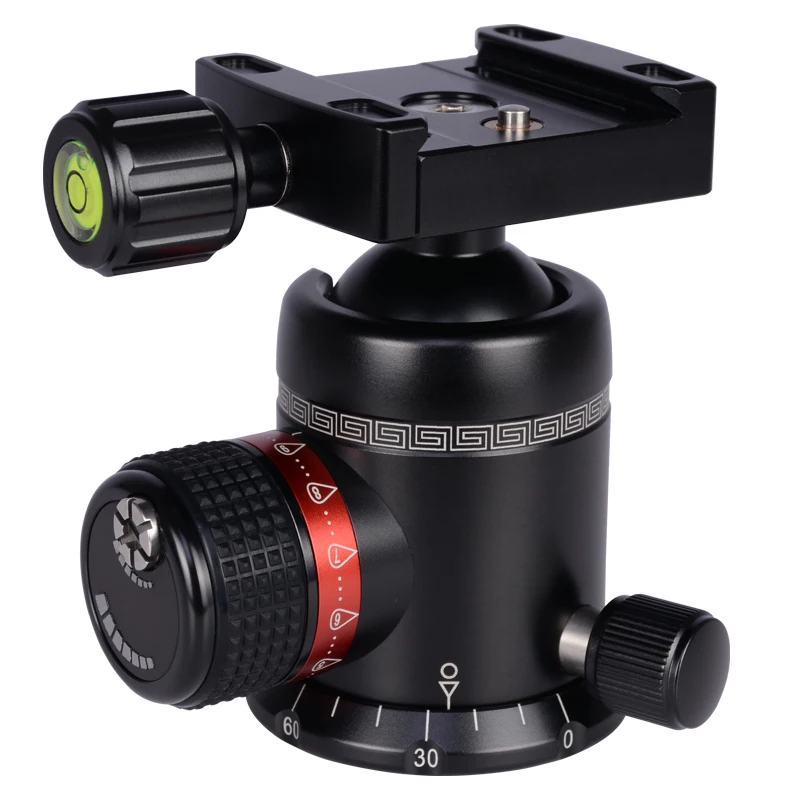 كاميرا ثلاثية القوائم مصنوعة من سبائك الألومنيوم الاحترافية بزاوية 360 درجة