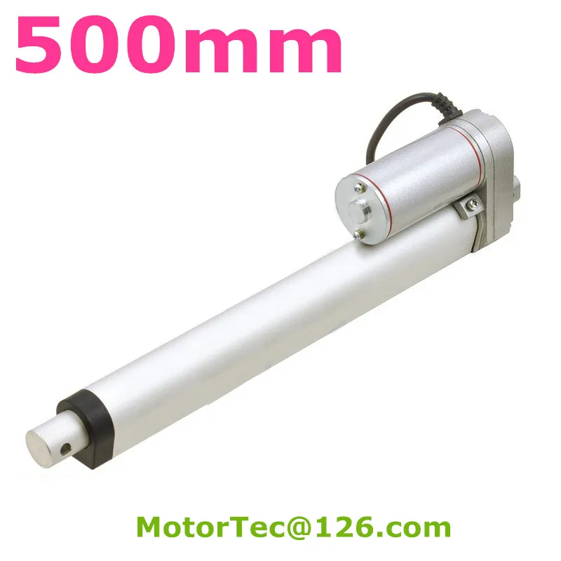 500mm stroke 1600N 160KG load capacity high speed 12V 24V DC electric linear actuator,actuator linear