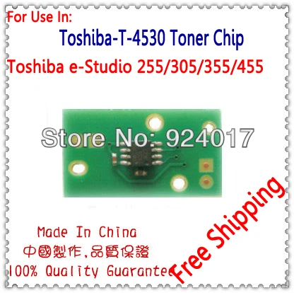 

For Toshiba T-4530 T-4530C T-4530D T-4530E 4530 Toner Cartridge Chip,E STUDIO 205 255 305 355 455 Printer Toner Chip Accessories