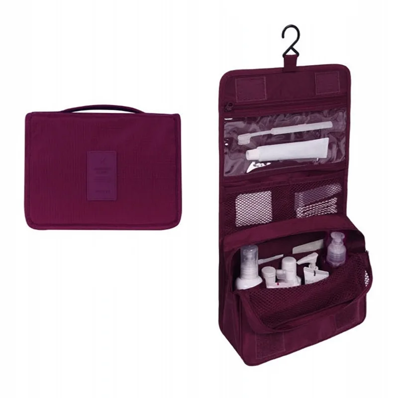 Trousse de toilette portable étanche pour hommes et femmes, trousse de voyage, trousse de toilette, trousse de maquillage, joli