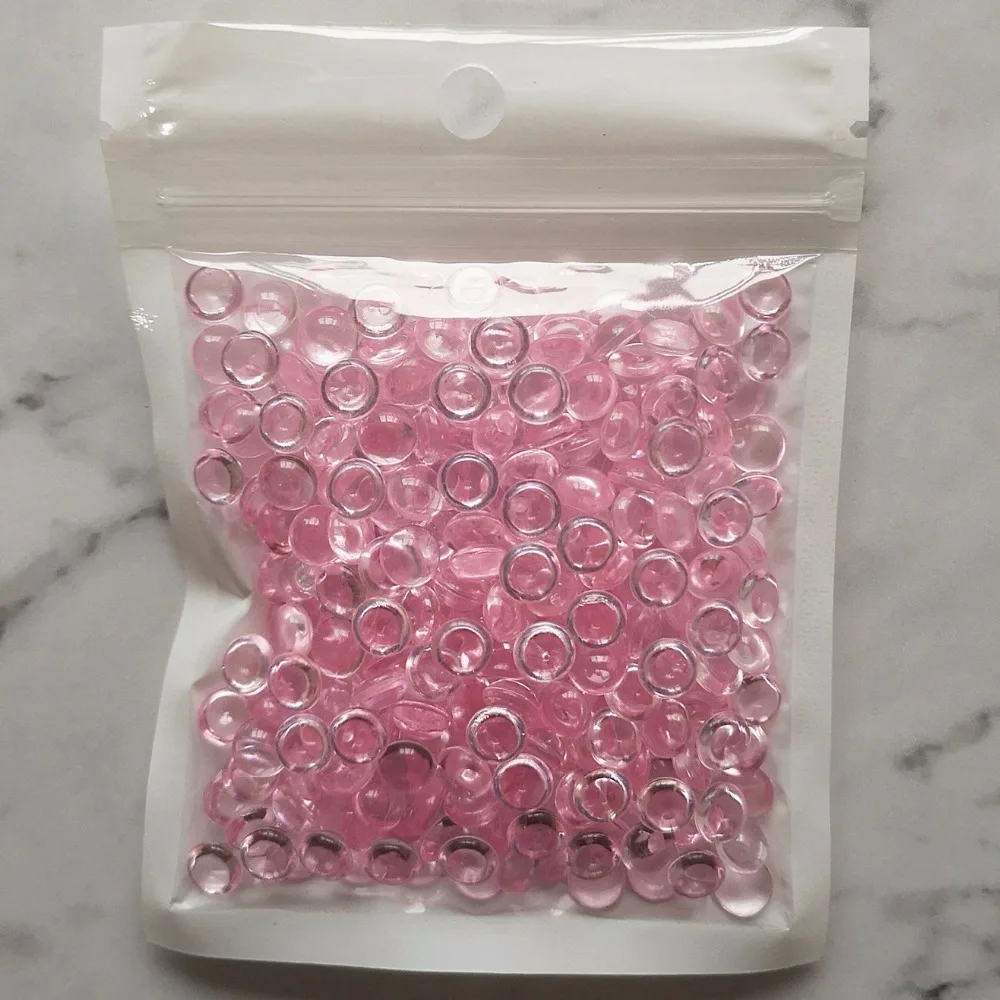 Neue 40g Klar Flache Bead Transparente Schleim Zubehör Spielzeug DIY Handgemachte Schleim Kristall Schlamm Partikel Füllung Dekoration Spielzeug