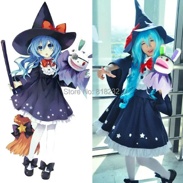 DATE A LIVE Himekawa Yoshino Halloween Evil Outfits Anime Customize Cosplay Costumes