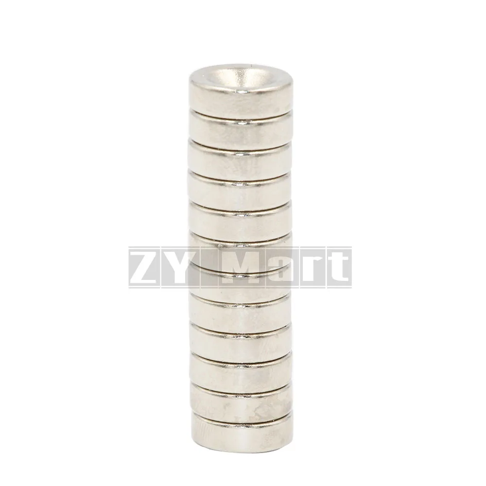 12Pcs/lot Reprap Delta Kossel K800 Round Super Special Magnetic Holder Countersunk Magnet Stacked For 3D Printer