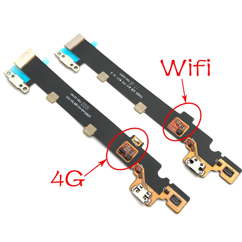 Piezas de repuesto para Huawei MediaPad M3 Lite, 10, 8, 8,0, CPN-W09, CPN, Cargador USB, puerto de placa, conector Flex