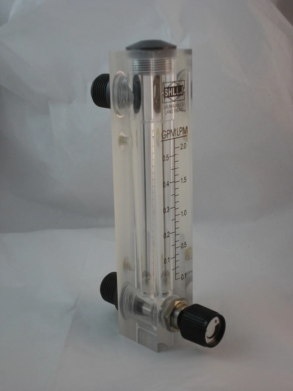 

LZM-25 adjustable panel type Acrylic flowmeter(flow meter) for gas/air male 1"BSPT or NPT