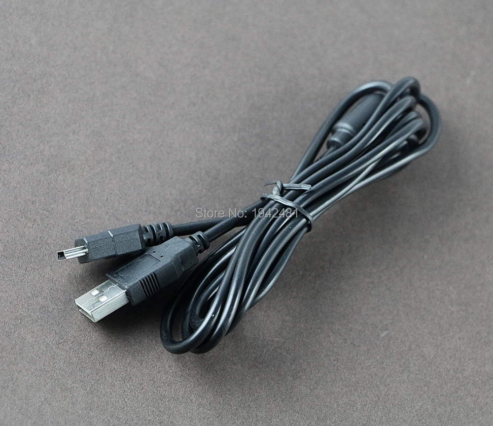 Cable de carga USB para Playstation 3, 12 piezas, 1m, 1,8 m, 3m, accesorios para mandos de PS3, color negro