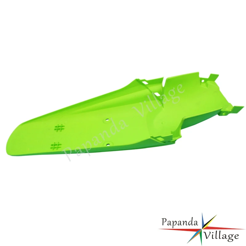 Plastic Green Universal Dirt Bike Motocross Mudguards Protector Motorcycle Rear Fenders for Kawasaki KX KLX KXF 65 125 250 450