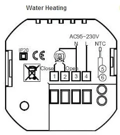 

Touchscreen Colourful Programmable Modbus Thermostat for water Heating (with Modbus RS485 Function)