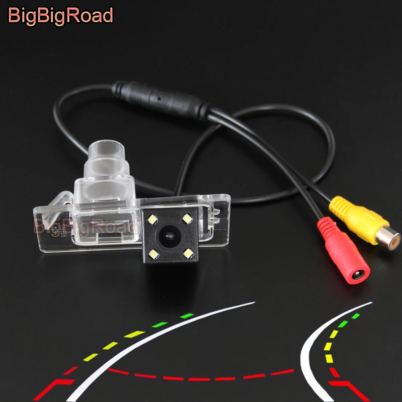 

BigBigRoad Car Intelligent Dynamic Trajectory Tracks Rear View Camera For Hyundai Elantra Avante 2012 - 2017 / Kia Cerato Ceed