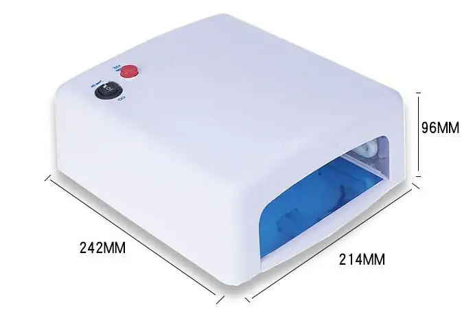 36W Luce UV Lampada A Raggi Ultravioletti Esterno di Vetro Ristrutturato/Per samsung LCD Frontale LOCA Colla di Cottura Asciugatura con 4pcs 365nm Lampadina UV