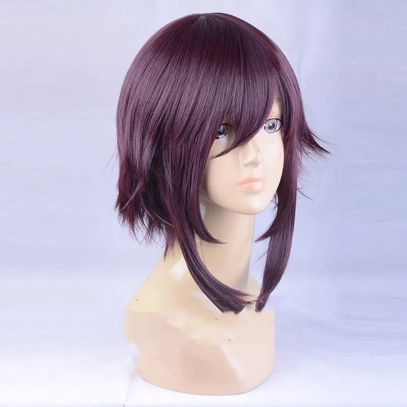 KonoSuba God's Blessing on this Wonderful World Megumin Cosplay Wig Halloween Role Play Costume Party Wigs + Wig Cap image 4