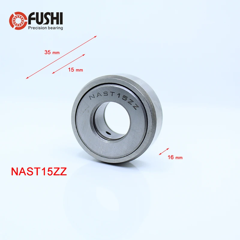 NAST15ZZ Roller Followers Bearing 15*35*16mm ( 1 PC ) Separable Type With Side Plates NAST15UUR Bearings