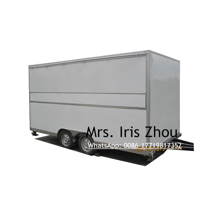 Refrigerador de carrito de comida, caravana de comida móvil, remolque de comida rápida en venta, EE. UU.