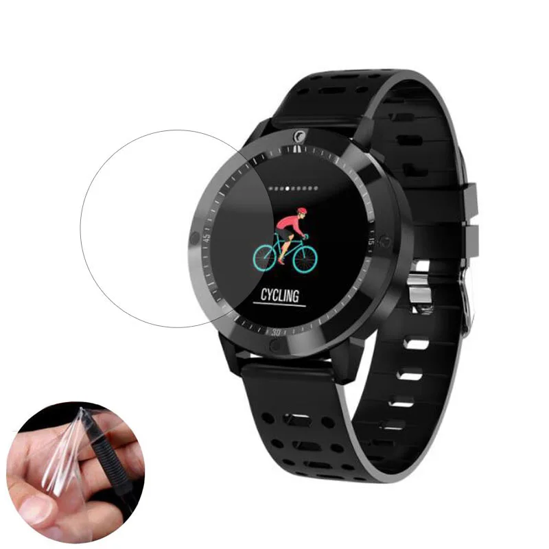 3Pcs Ultra Clearป้องกันฟิล์มสำหรับCF58สมาร์ทนาฬิกาSmartwatchจอแสดงผลป้องกันหน้าจอ (ไม่แก้ว)