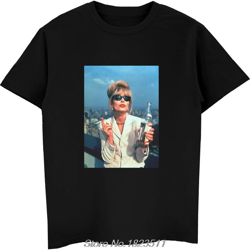 Absolutely Fabulous T Shirt 8 Shirt Patsy Alcoholic Fashion LGBT Vodka T-Shirts Casual Brand Clothing  Top Tee Plus Size