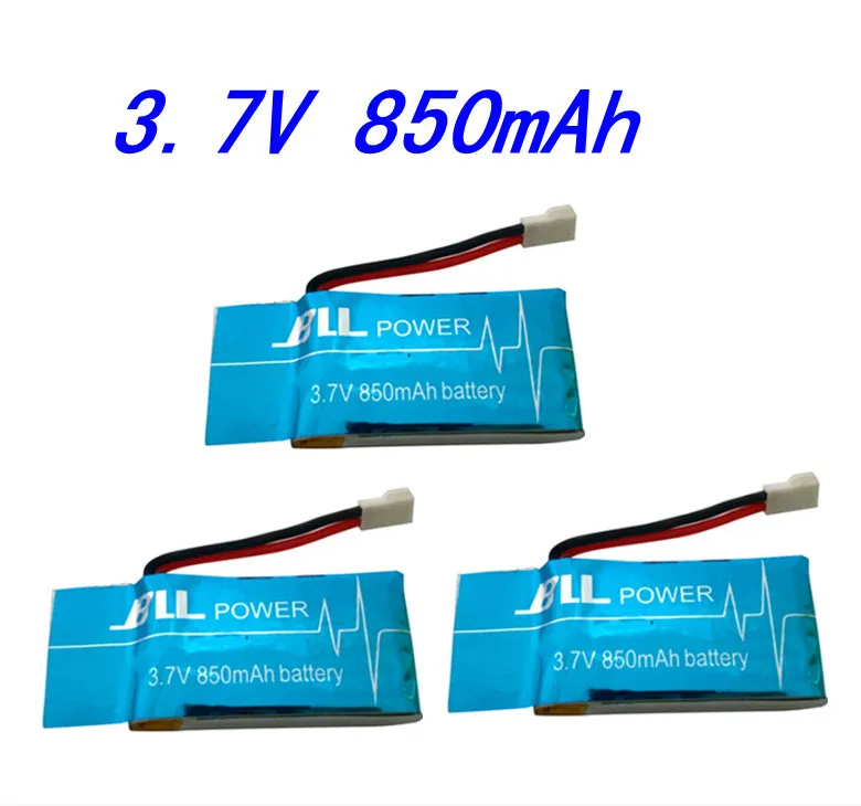 3PCS SYMA X5SC X5SC-1 X5SW X5SC-1 3,7 V 850mah обновленная батарея для Квадрокоптер SYMA RC WLtoys V931