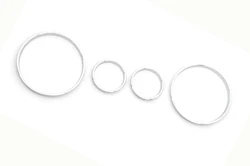 Chrome Styling Dashboard Gauge Ring Set For BMW E39 5 Series E38 7 Series E53 X5