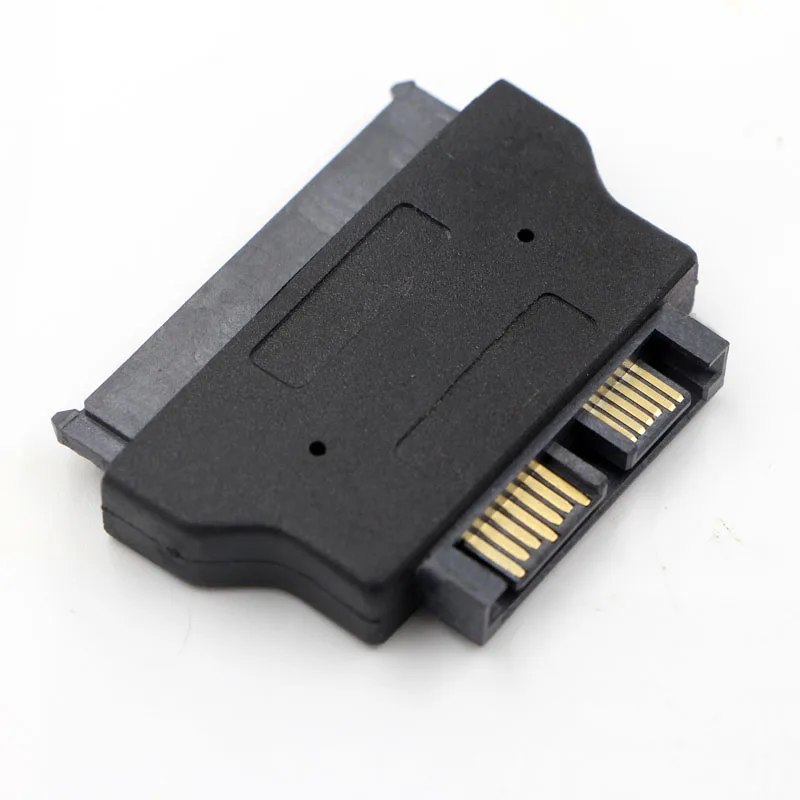 Slimline For SATA Adapter For Serial ATA 7+15 22pin Male To Slim 7+6 13pin Female Adapter