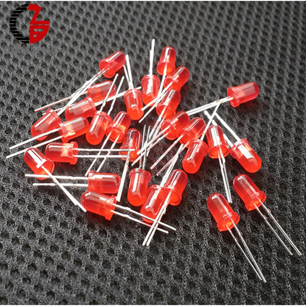 100Pcs LED 3MM RED COLOR RED LIGHT Super Bright