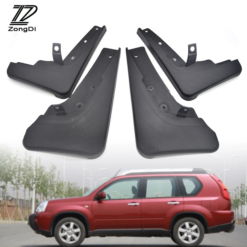 ZD Car Front Rear Mudguards For Nissan X-Trail T31 2008 2009 2010 2011 2012 2013 accessories Mudflaps Car-styling 1Set Fenders