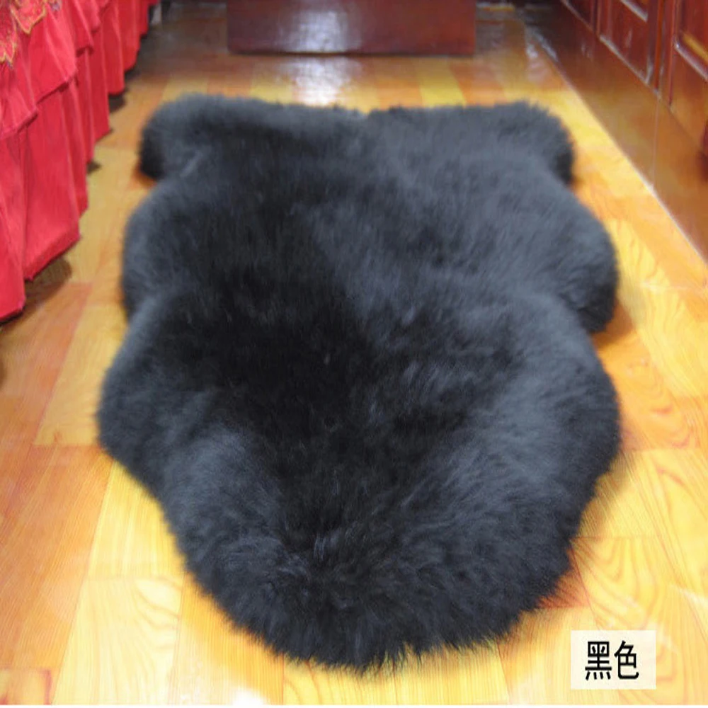 Australian Real Sheepskin Rug, Natural Sheepskin Pelt, Large Sofa Cushion, Real Fur Blanket, Floor Lambskin Carpet 19838376