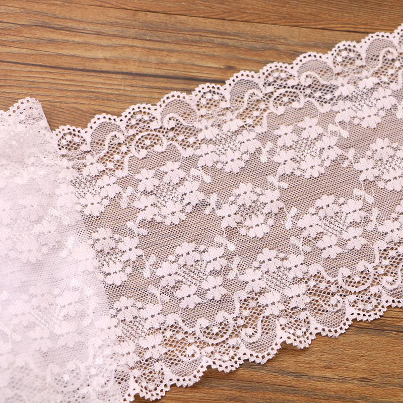 2yards white elastic lace 16cm elastic lace fabric, DIY garment accessories, decorative lace