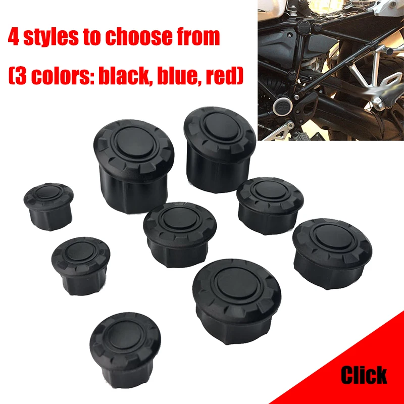 

3 Color 9PCS Frame Hole Cover Caps Plug Decor For BMW R 1200GS R1200GS LC Adventure ADV 2014-2018 R1250GS 2019 Frame Cap Set