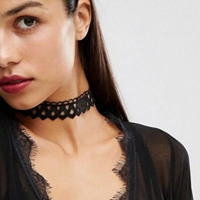 Simple Newest fashion  accessories  Punk Style  wave  velvet choker  necklace  for  Valentine\'s Day present lover\'s gift  N275