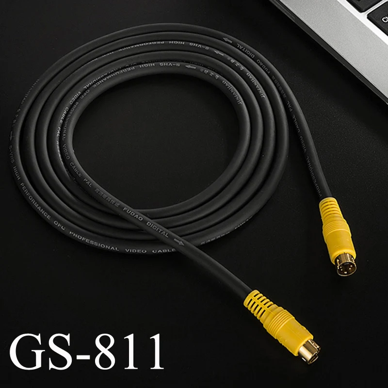 High Quality S-Video 4pin 4P Male to Male Lead TV Out Video Cable M/M S Video 4 Pin