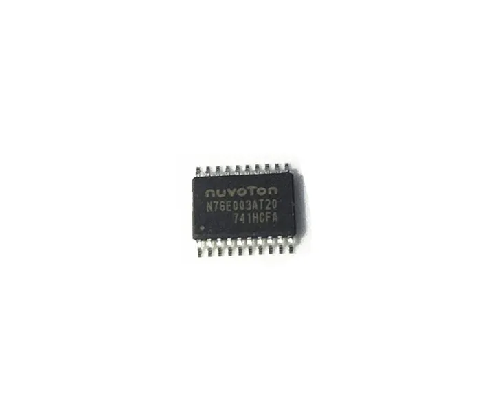 

100PCS 76E003 TSSOP20 MCU 8-Bit 8051 CISC 18KB Flash 2.5V/3.3V/5V 20-Pin N76E003AT20