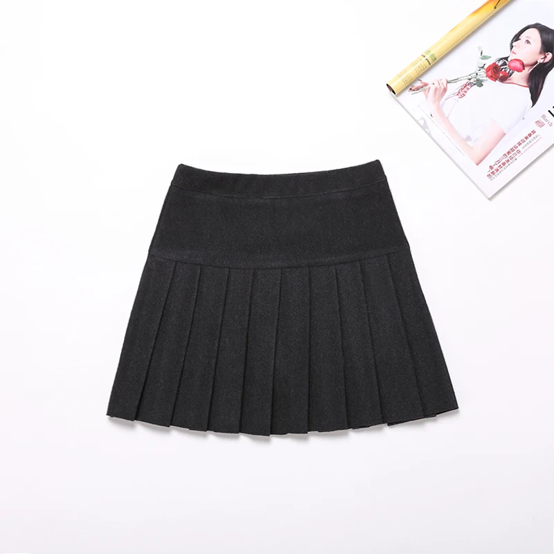 

Hot Japanese Korean Version Short Skirts School Girl Pleated Half Skirt School Uniform Cosplay Student Jk Academy black gray