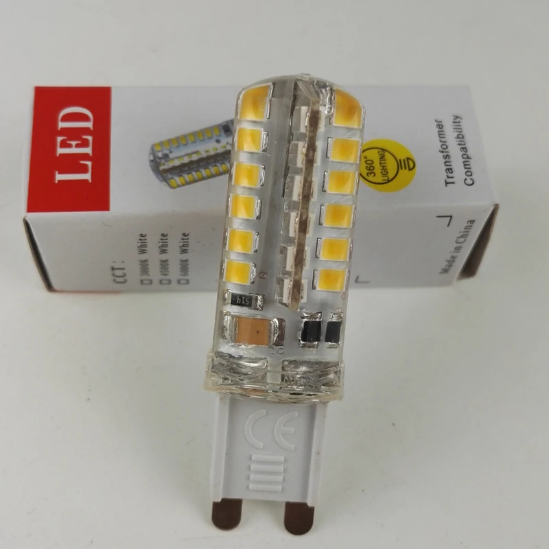 AC 86-265V 3 watt warm white G9 LED bulb lamp mobile car lighting fixture home deco chandelier bulb