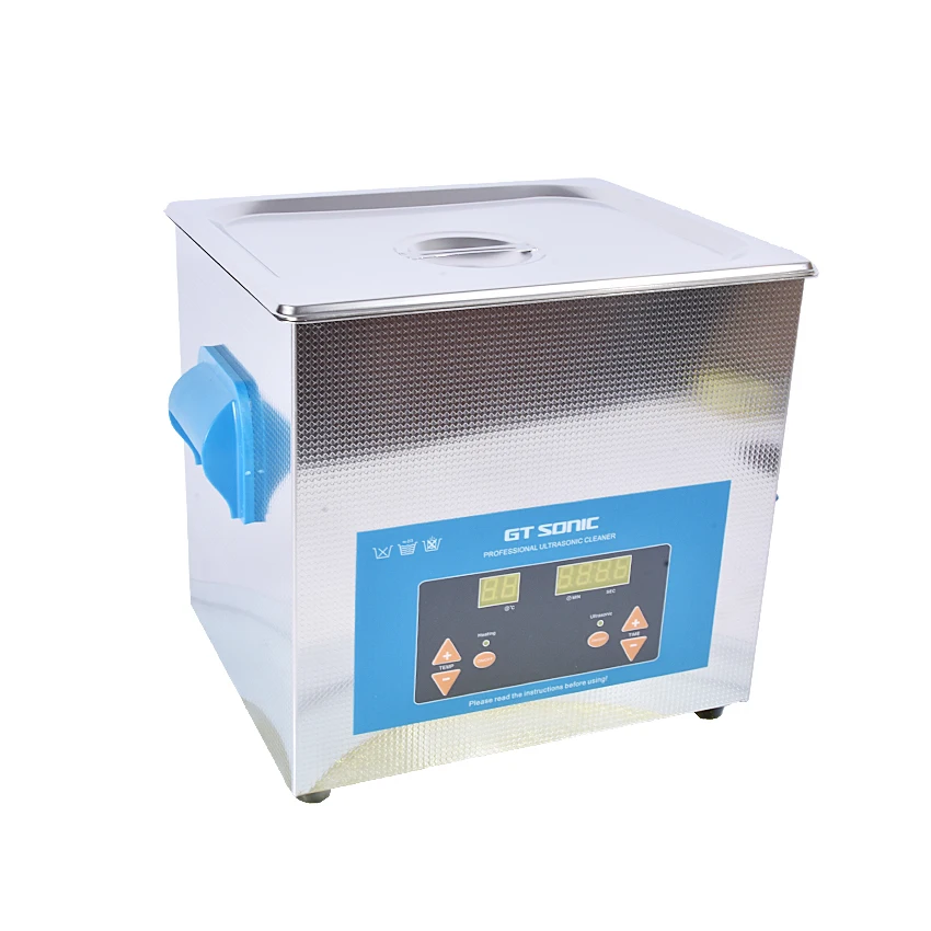 1PC Digital VGT-1990QTD 110/220V Professional Ultrasonic Cleaner Jewelry Bath Household 9L 200W Free Basket