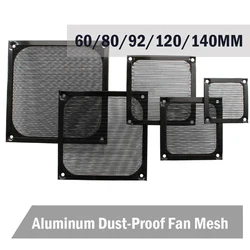 2PCS Gdstime 60mm 80mm 92mm 120mm 140mm Fan Dustproof Filter Aluminum Computer Case Fan Mesh Dust Cover 14cm 12cm 9cm 8cm 6m