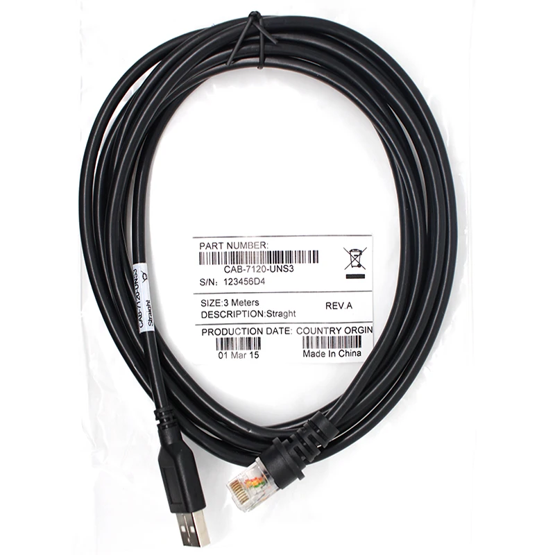 

HON-MARK New MS7120 3M Scanner Usb Cable For Honeywell MS7120 MS9540 MS5145 Barcode Scanner PDA part