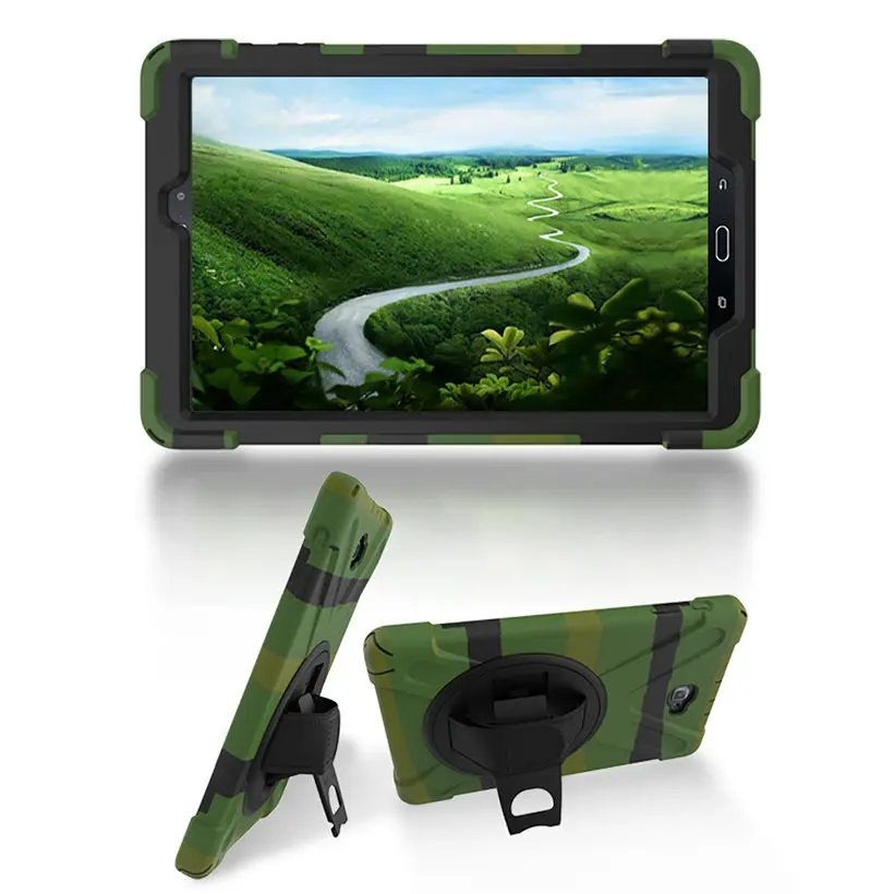 Case For Samsung Galaxy Tab A A6 10.1 2016 with S Pen SM-P585Y P585 P580 Cover Shockproof Heavy Duty Silicone Hard Hand Holder