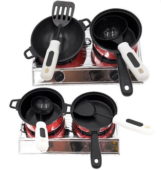 Nuovo 13 Pz/set Casa Dei Bambini Cucina Giocattoli Utensili Pentole Padelle Cibo Piatti Pentole Cucina Giocattolo per bambini bambino