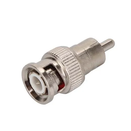 RCA ชาย AV BNC สำหรับกล้องวงจรปิดกล้อง VCR Monitor สายเคเบิลอะแดปเตอร์ใหม่