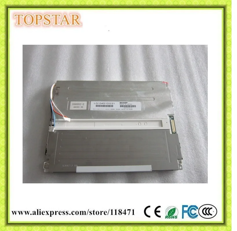 

10.4 Inch TFT LCD Panel LQ104S1DG31 Display 12 months warranty