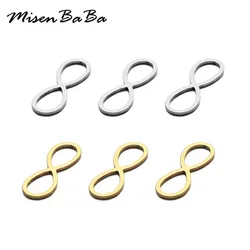 20Pcs/lot New Style Stainless Steel Infinite Pendant For Jewelry DIY Infinite Charm Making Accessories