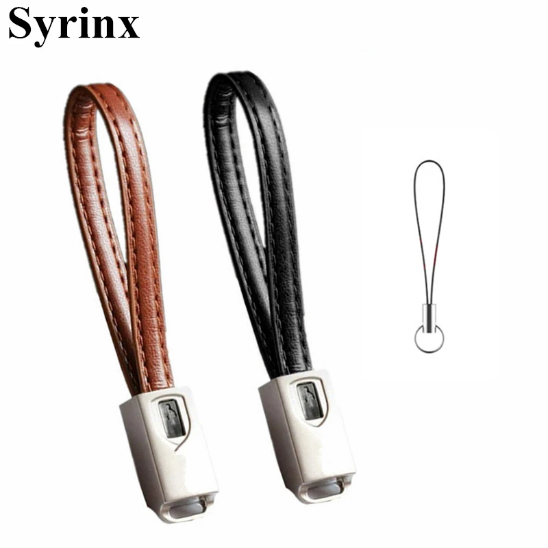 Mini Keychain Metal Leather USB Type C Fast Charging usb c cable Type-c Charger usb-c For Samsung S8 S9 Note 8 Xiaomi mi5 mi6