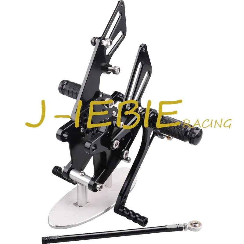 

CNC Racing Rearset Adjustable Rear Sets Foot pegs Fit For Kawasaki NINJA ZX10R 2006 2007 2008 2009 2010 BLACK