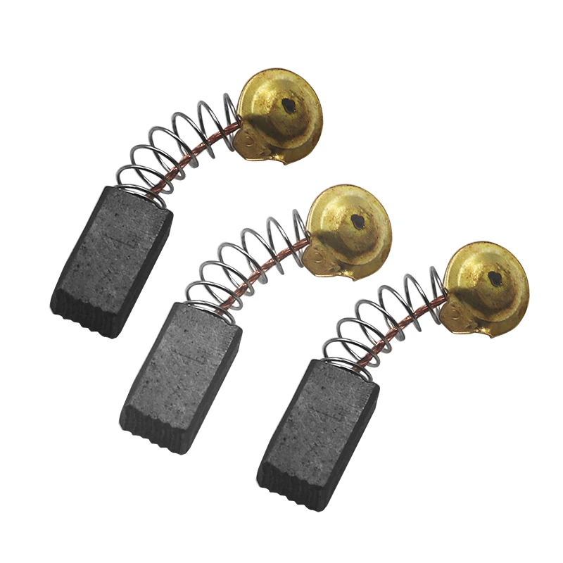 10 pz/lotto spazzola di carbone e Mini smerigliatrice motore Mini trapano accessori utensili abrasivi per Dremel strumento