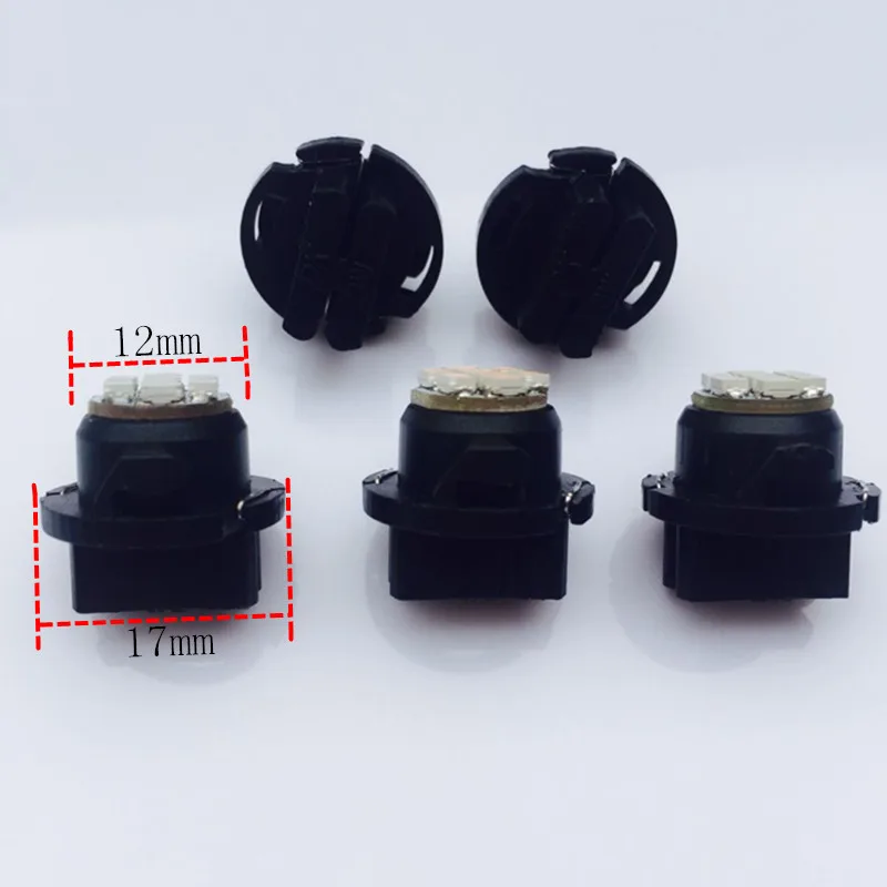 10pcs Auto Car T10 T6.5 8SMD 1206 Chip LED Dashboard Meter Panel LED Light Bulb White/Red/Blue/Green/Yellow/Ice blue #CA4760