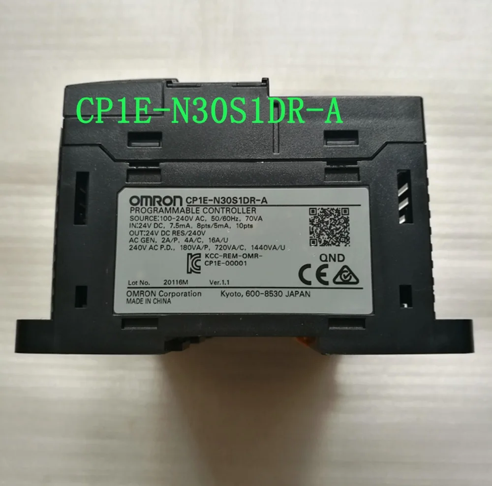 CP1E-N30S1DR-A Original New PLC CPU AC 100-240V input 18 point relay output 12 point CP1E  Motor controller N30S1DR-A N30S1DR