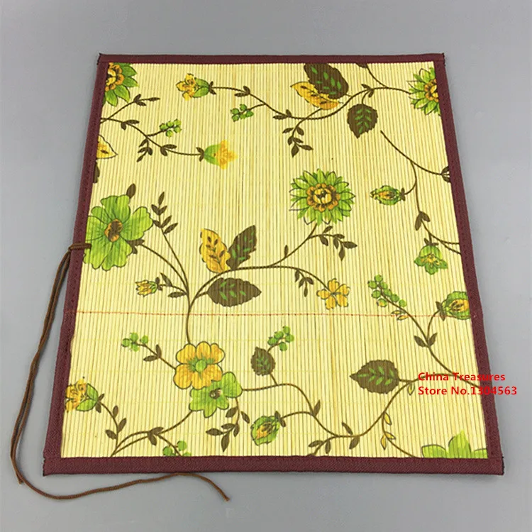 Chinesischer Pinsels tift halter Bambus bürsten rolle