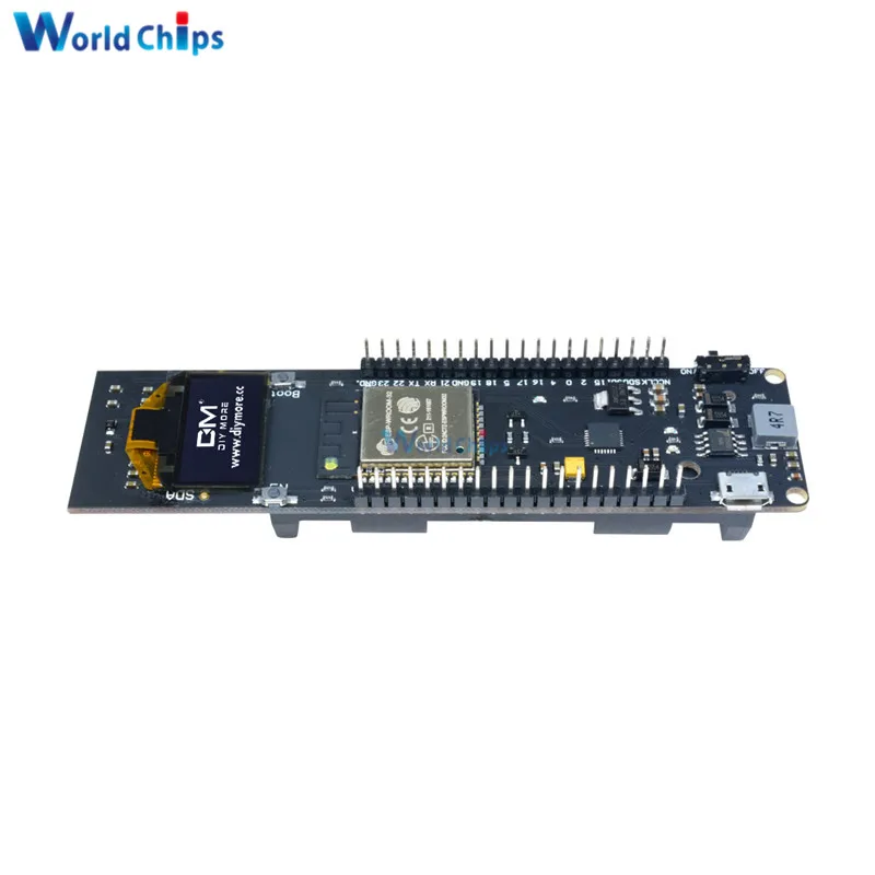 ESP32 0.96\'\' OLED Display WiFi Bluetooth 18650 Lithium Battery Shield Development Board CP2102 Module Replace ESP8266 Hot