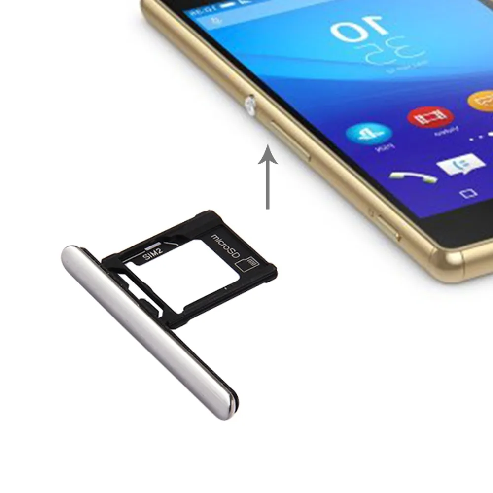 Ipartsbuy Nieuwe Micro Sd/Sim Card Tray + Card Slot Poort Stof Plug Voor Sony Xperia Xz Premium (dual Sim Versie)