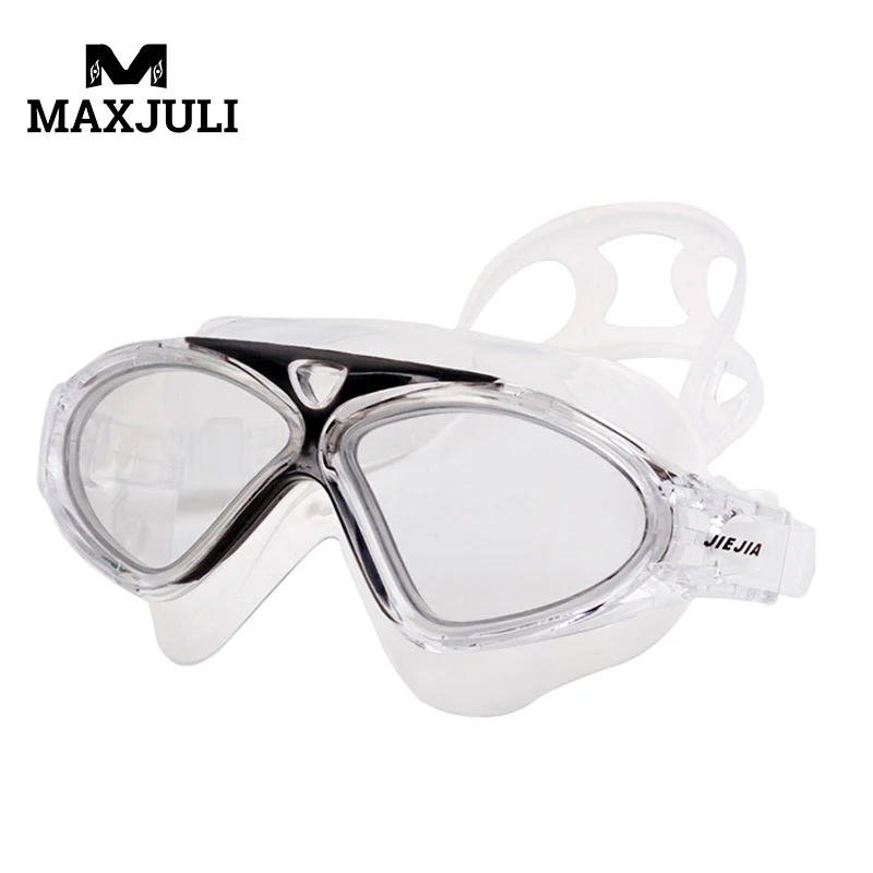 MAXJULI Adult Swimming Goggles Swim Glasses Water Sportswear Anti Fog Uv protected Waterproof Adjustable Nose J8170A